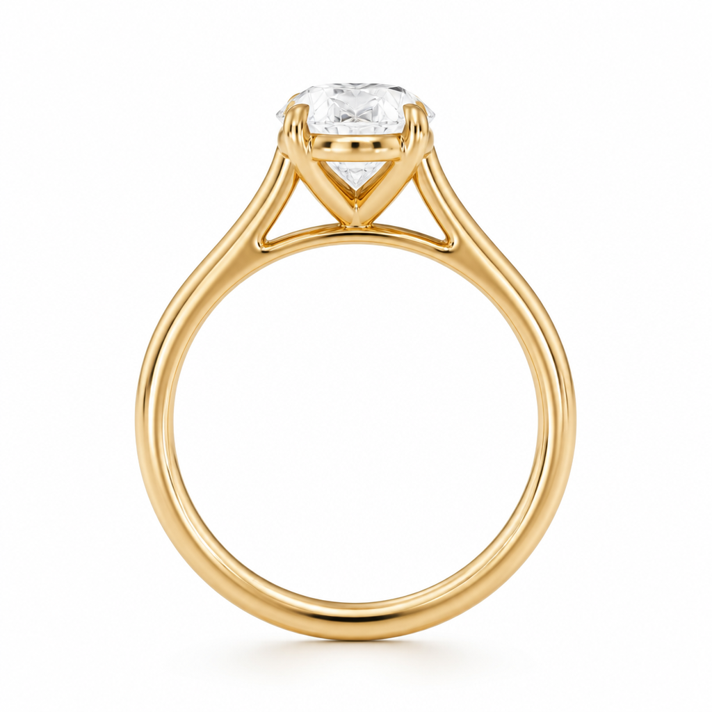Oval Classic Cathedral Ring