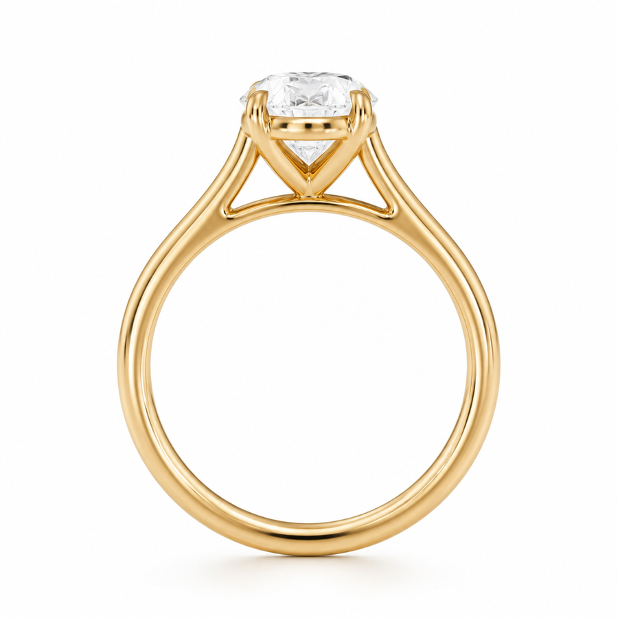 Oval Classic Cathedral Ring