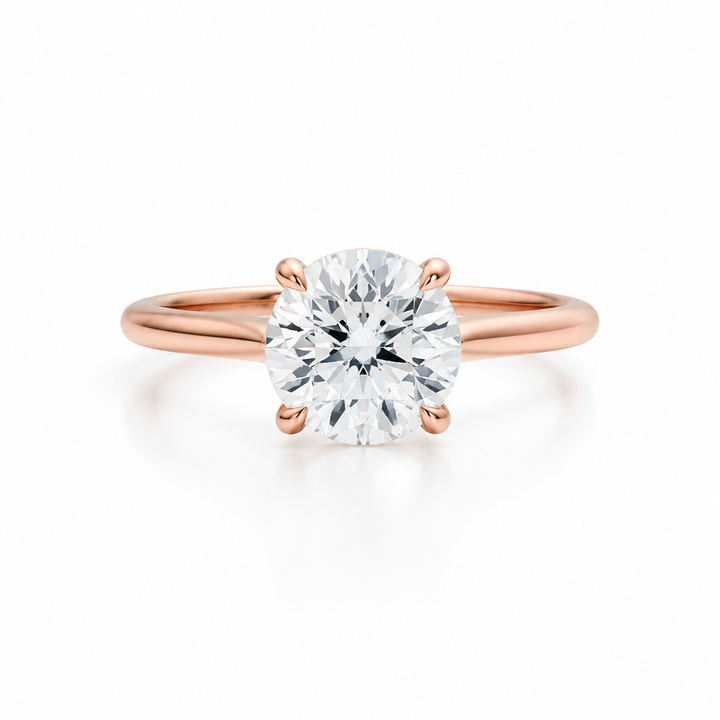 Round Classic Cathedral Ring
