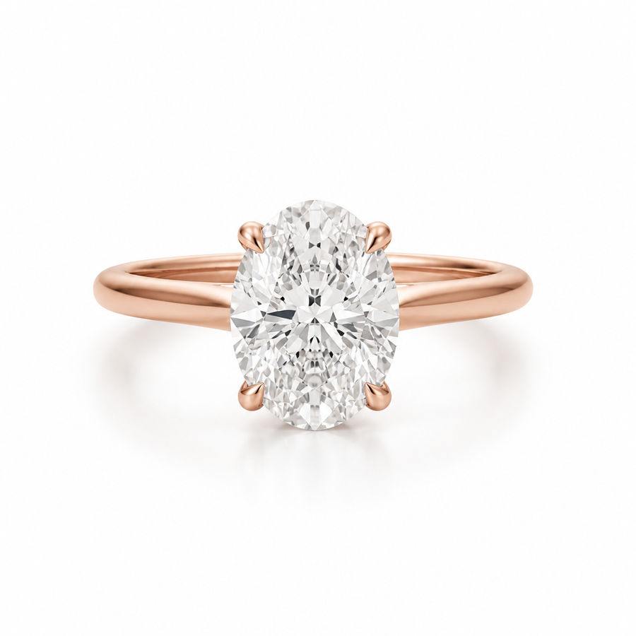 Oval Classic Cathedral Ring