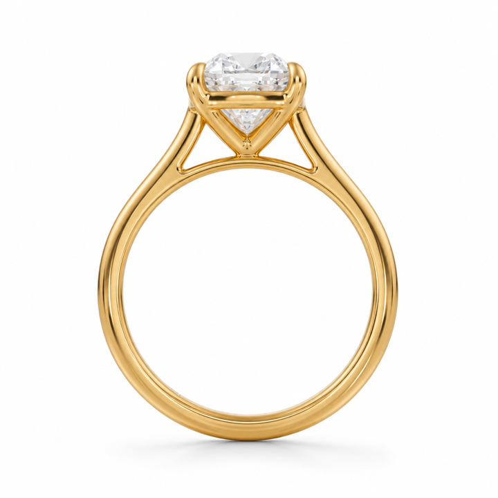 Cushion Classic Cathedral Ring