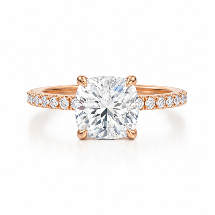 Cushion Modern Pave Ring