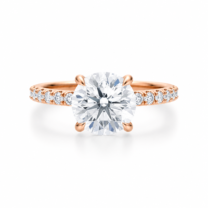 Round Modern Pave Ring