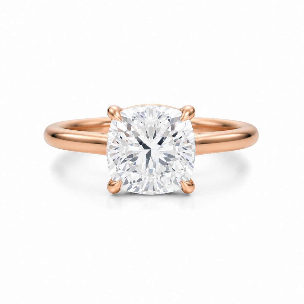 Cushion Classic Cathedral Ring