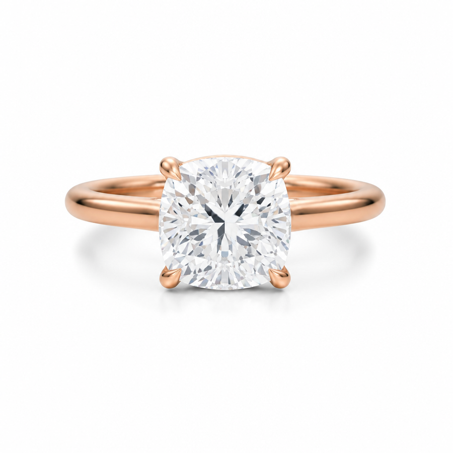 Cushion Classic Cathedral Ring