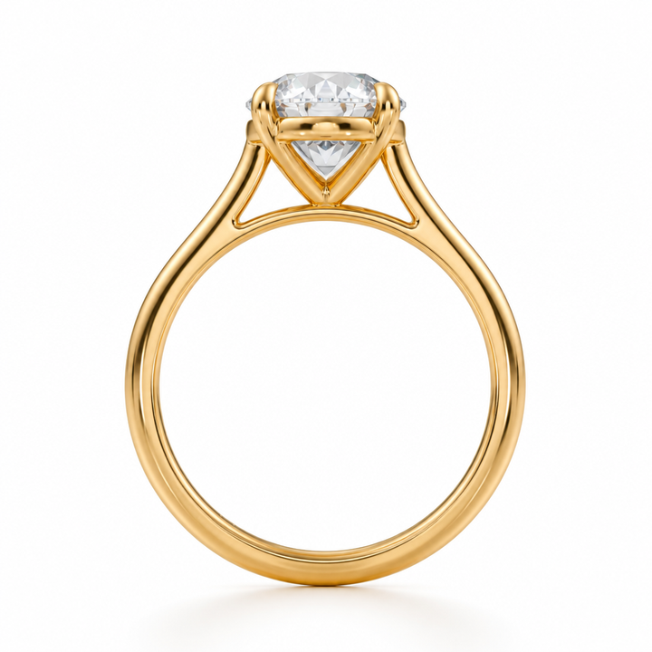 Round Classic Cathedral Ring
