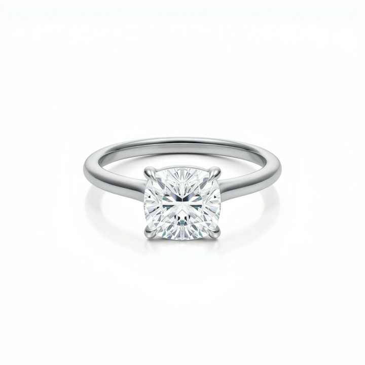 Cushion Classic Cathedral Ring