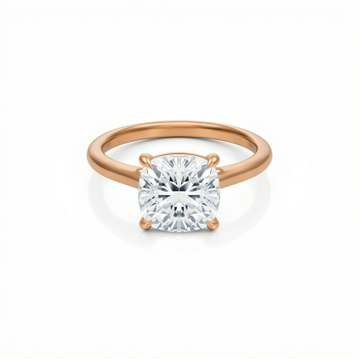 Cushion Classic Cathedral Ring