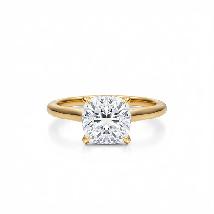 Cushion Classic Cathedral Ring
