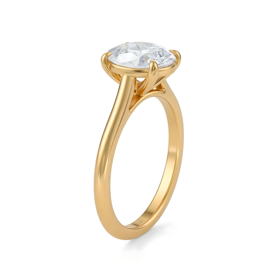 Oval Classic Cathedral Ring