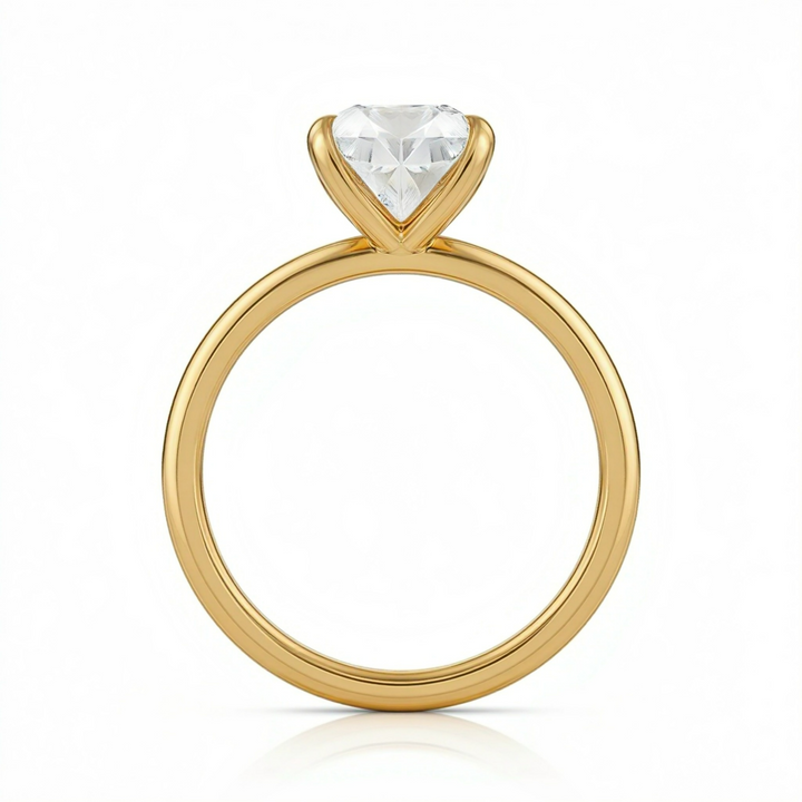 Radiant Classic Solitaire Ring