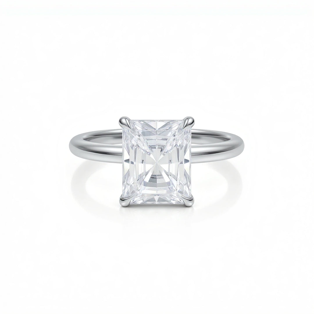 Radiant Classic Solitaire Ring