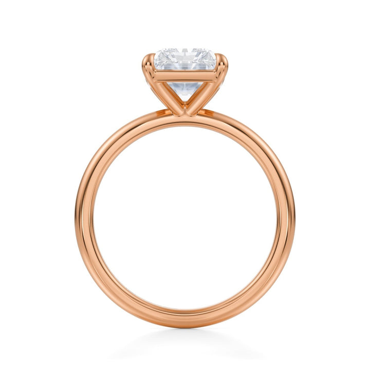 Radiant Martini Basket Solitaire Ring