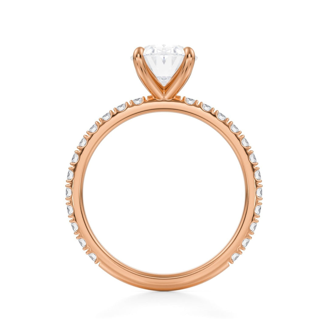 Oval Modern Pave Ring