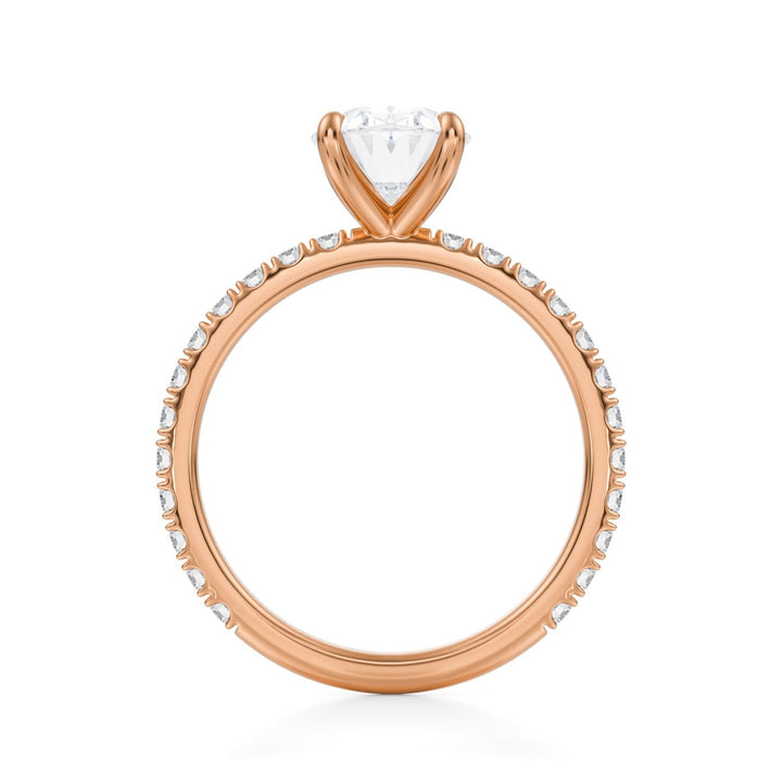 Oval Modern Pave Ring