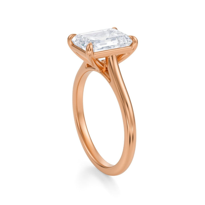 Emerald Classic Cathedral Ring