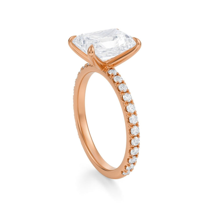 Radiant Modern Pave Ring