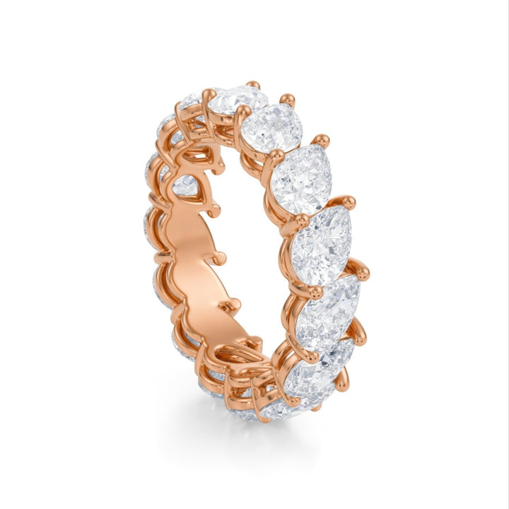 Pear Eternity Band - Slanted