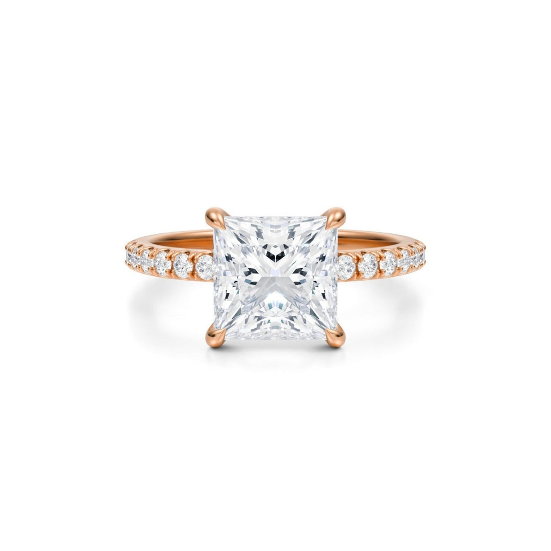 Princess Modern Pave Ring