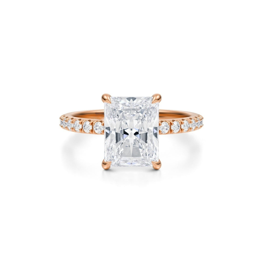 Radiant Modern Pave Ring