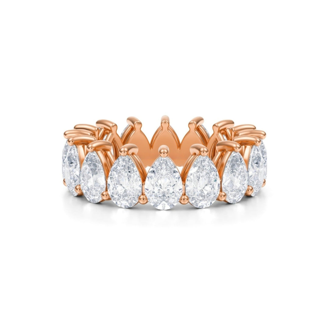 Pear Eternity Band - Vertical