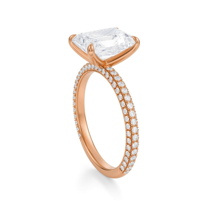 Radiant Trio Pave Ring