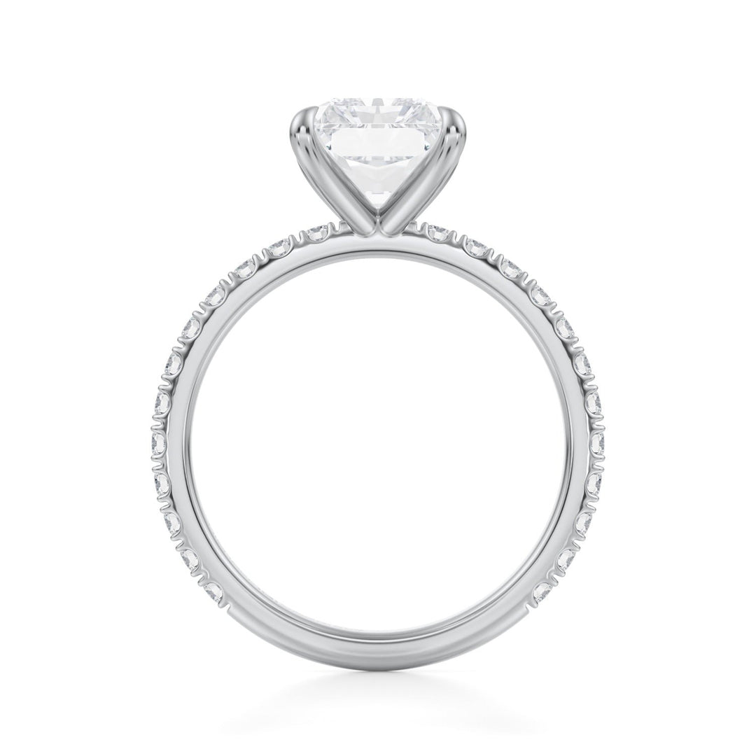 Radiant Modern Pave Ring