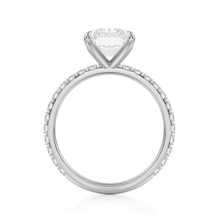 Radiant Modern Pave Ring
