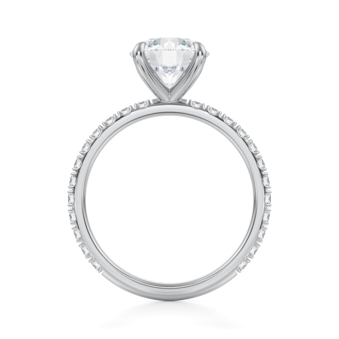 Round Modern Pave Ring