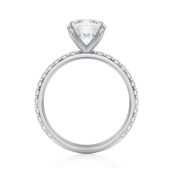 Round Modern Pave Ring