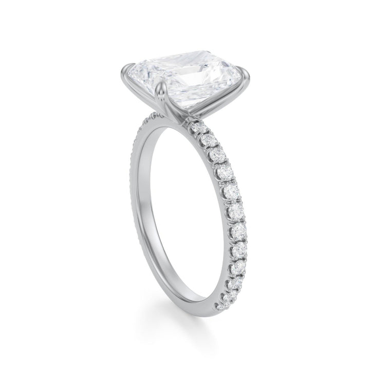 Radiant Modern Pave Ring