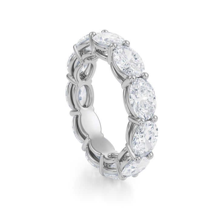 Oval Eternity Band - Horizontal