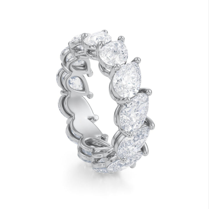 Pear Eternity Band - Slanted