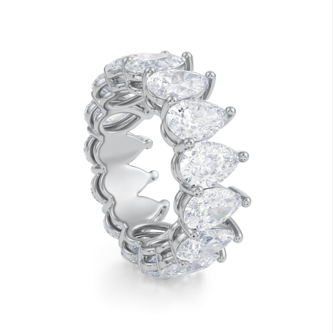 Pear Eternity Band - Vertical