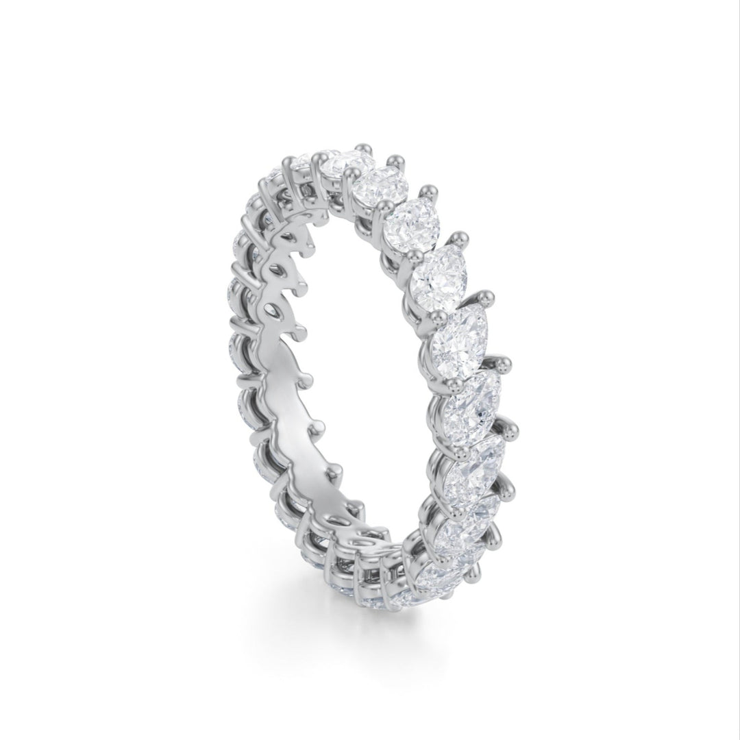 Pear Eternity Band - Slanted
