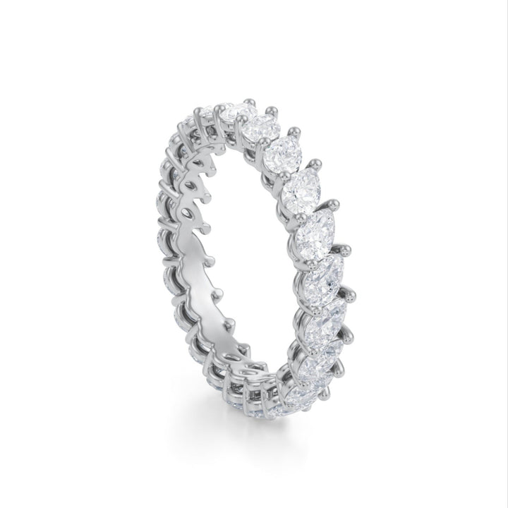 Pear Eternity Band - Slanted
