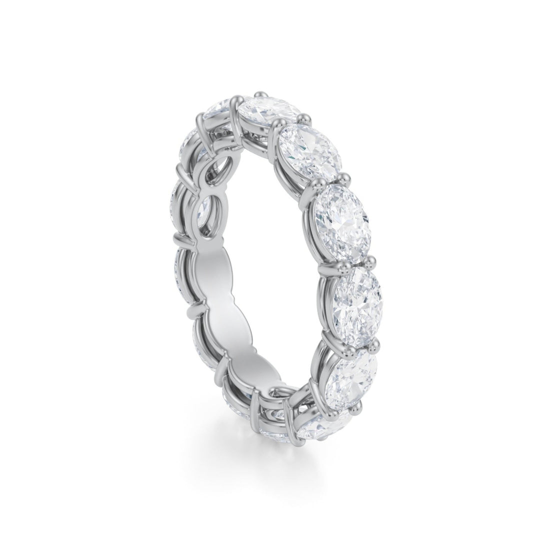 Oval Eternity Band - Horizontal