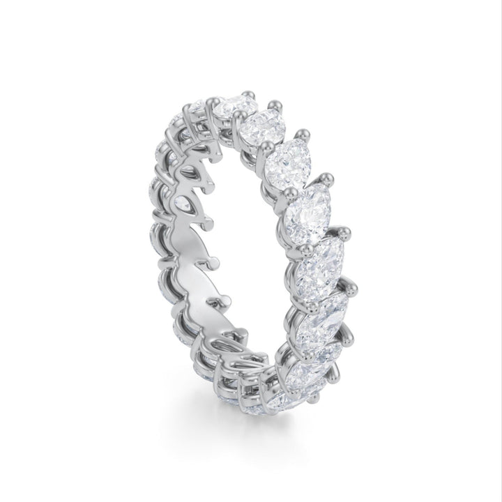 Pear Eternity Band - Slanted
