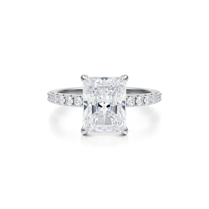 Radiant Modern Pave Ring