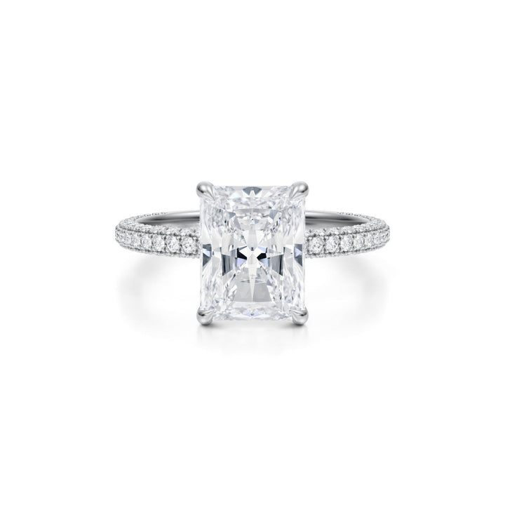 Radiant Trio Pave Ring