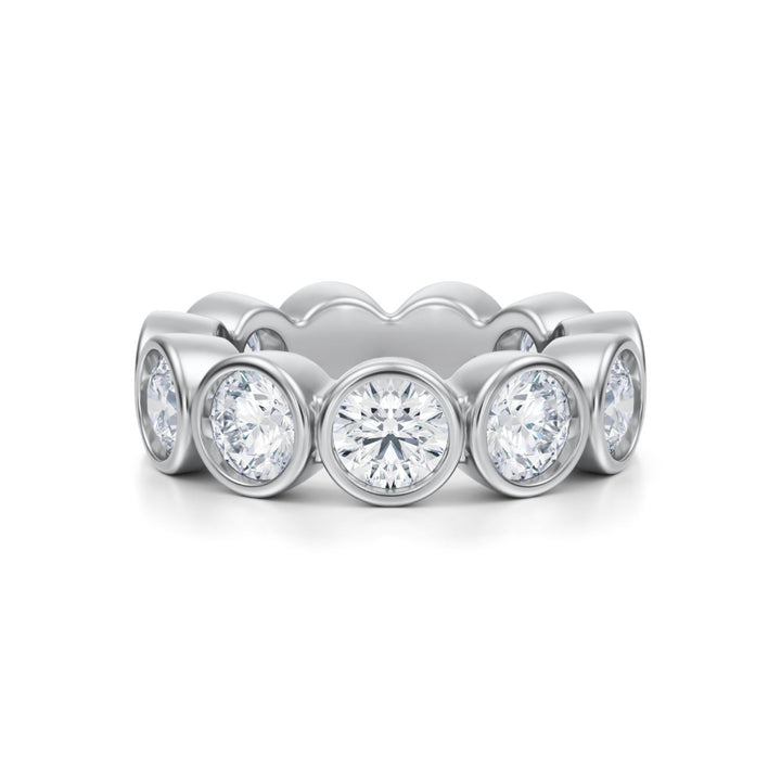 Round Bezel Eternity Band