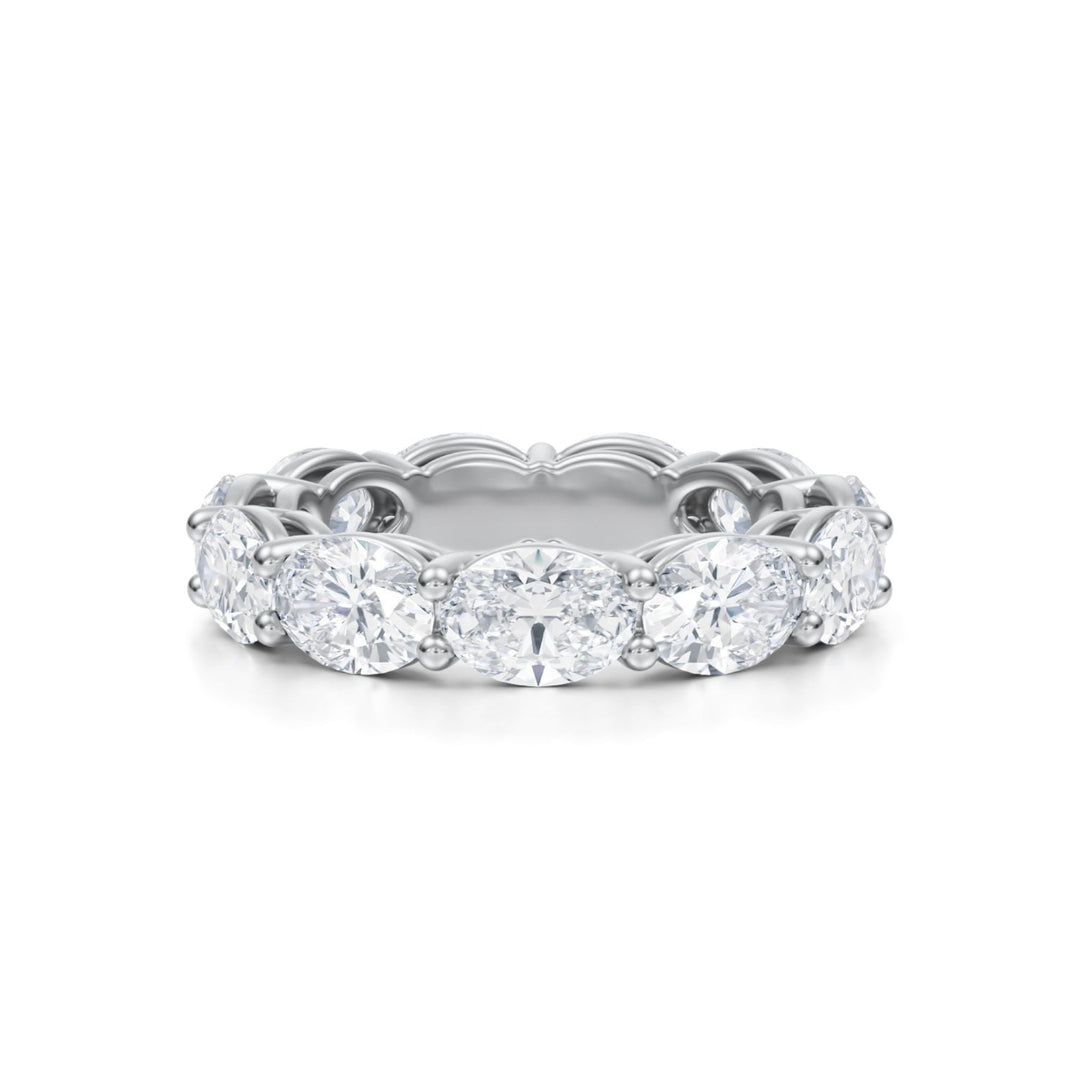 Oval Eternity Band - Horizontal