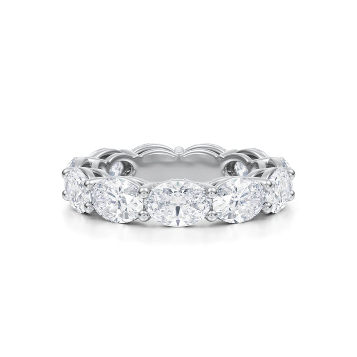 Oval Eternity Band - Horizontal