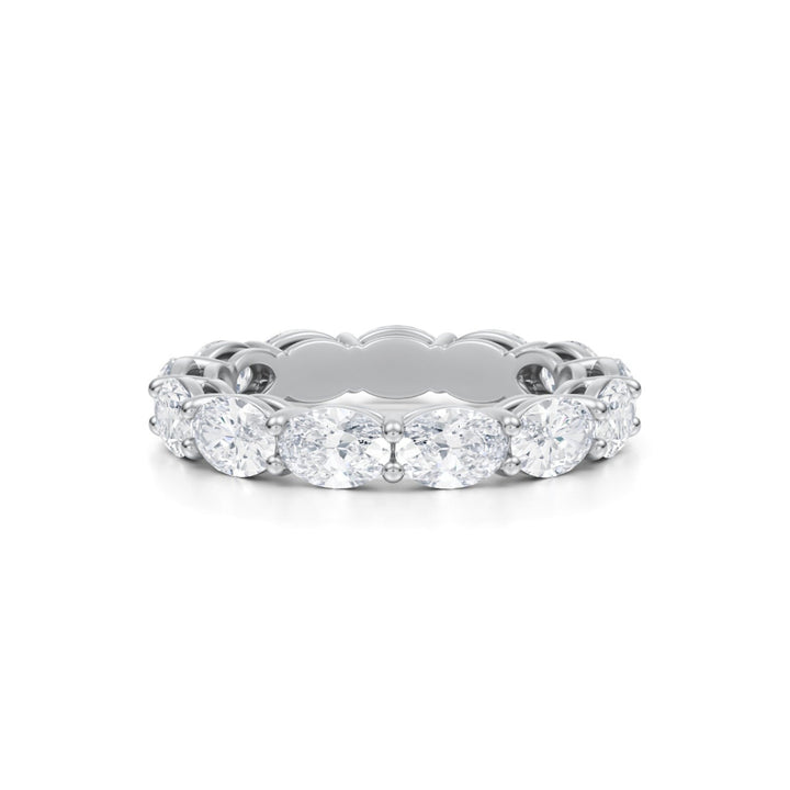 Oval Eternity Band - Horizontal