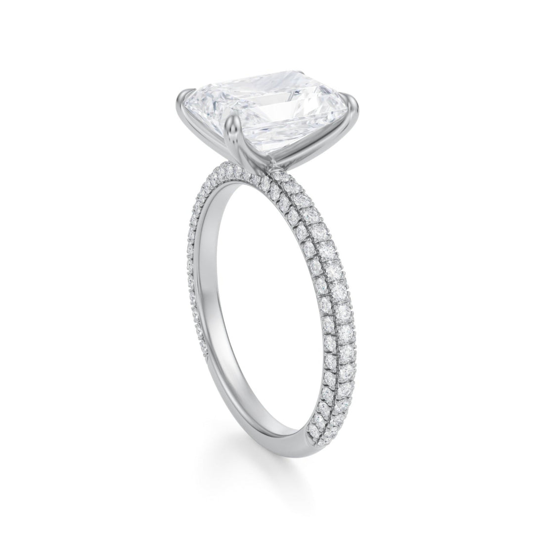 Radiant Trio Pave Ring