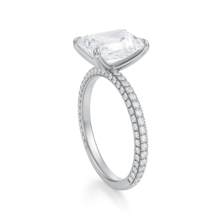 Radiant Trio Pave Ring