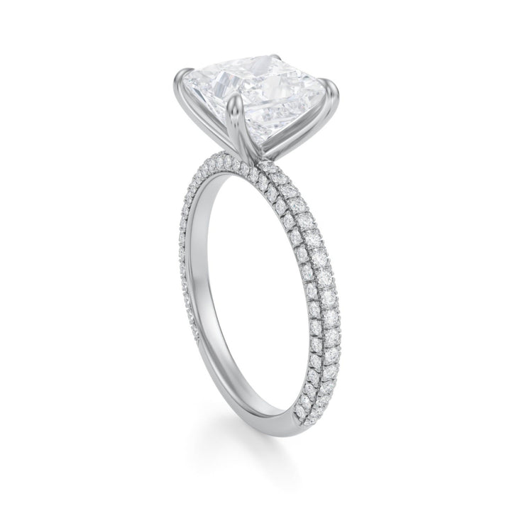 Princess Trio Pave Ring