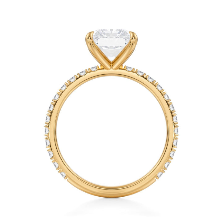 Radiant Modern Pave Ring