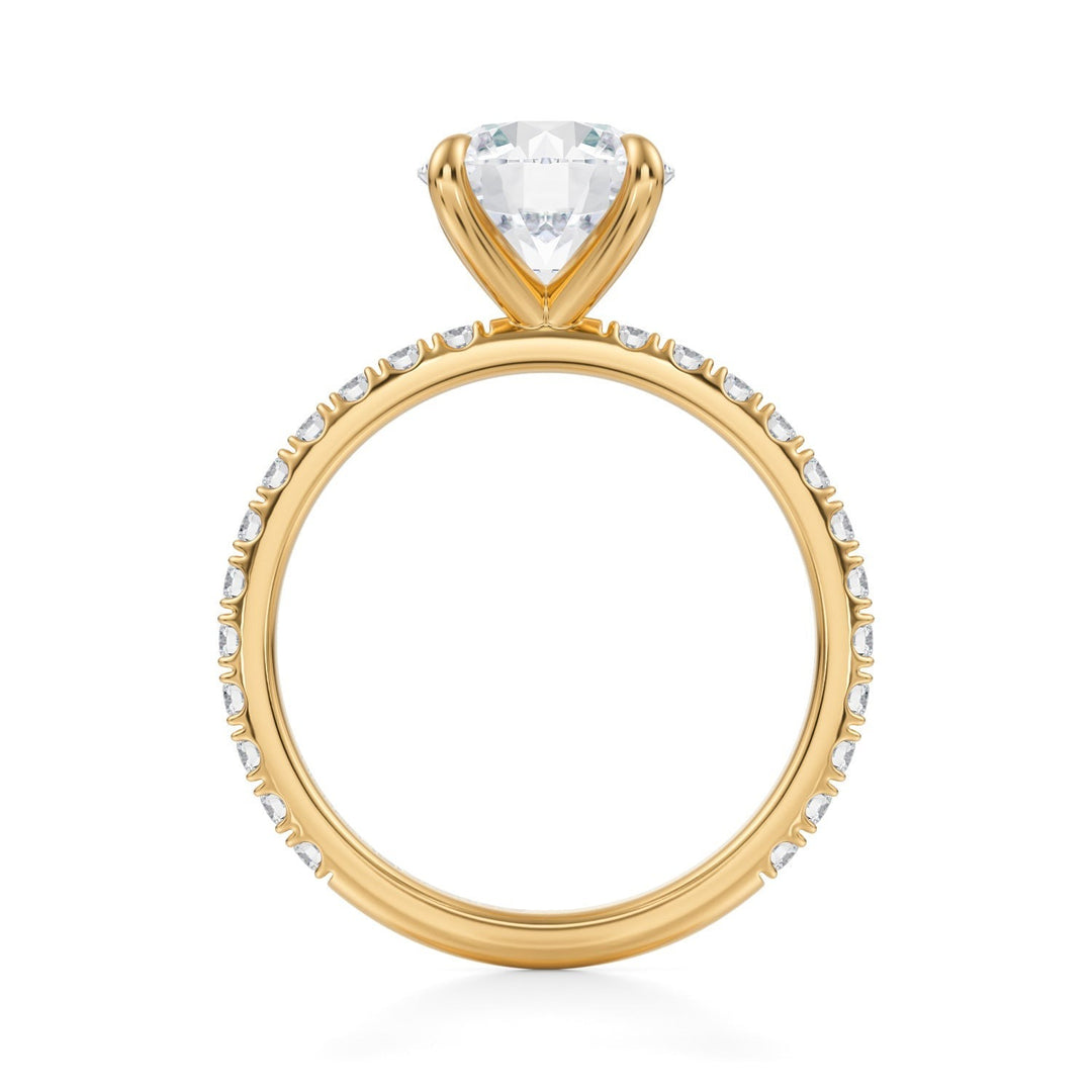 Round Modern Pave Ring