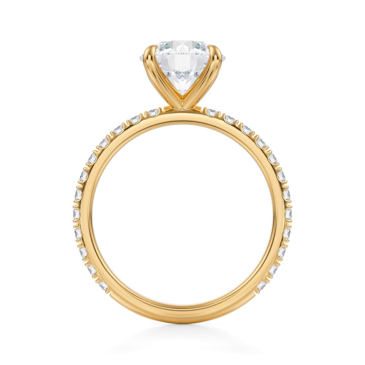 Round Modern Pave Ring
